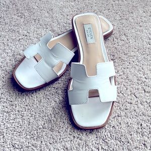 White sandals (Steven by Steve Madden)